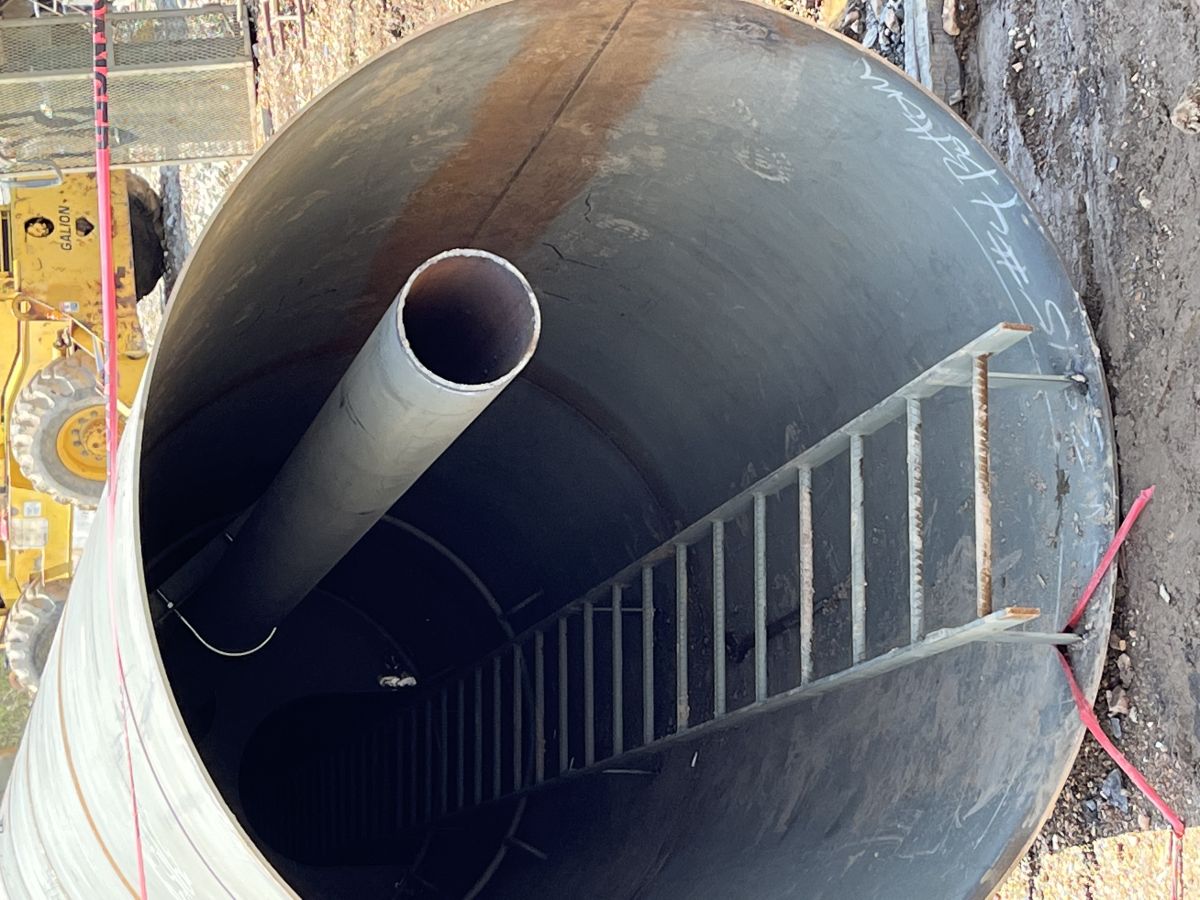 Inside the Center Pipe